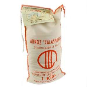 Calasparra Rice   1 Kilo Bag (2.2 pound)  Grocery 