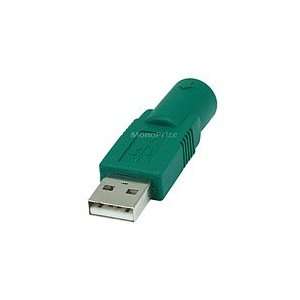   New USB Male to PS2 (MDIN6F) Converter for Logitech Brand Electronics
