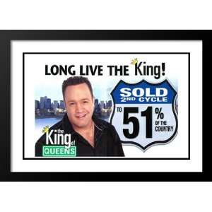 The King of Queens 32x45 Framed and Double Matted TV Poster   Style A