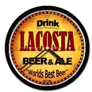  LACOSTA beer and ale cerveza wall clock: Everything Else