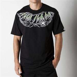  Metal Mulisha Labeled T Shirt   2X Large/Black Automotive