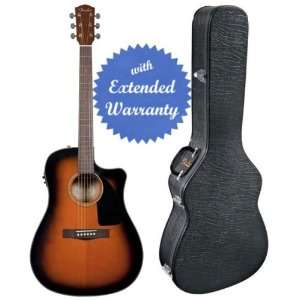  Fender CD 60CE Dreadnought Cutaway Acoustic Electric 