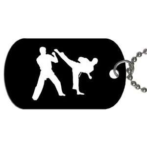  Karate kung fu Dog Tag with 30 chain necklace Great Gift 
