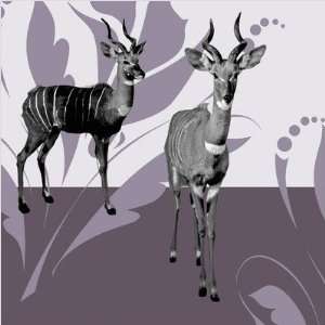  numsi WA KU LI  Animals Kudu Limited Edition Wall Art 