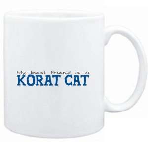   Mug White  My best friend is a Korat  Cats