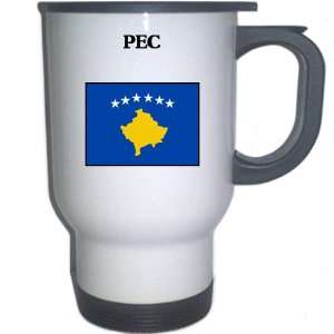 Kosovo   PEC White Stainless Steel Mug