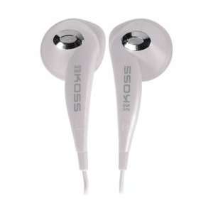  Clear White Earbud Stereophone Electronics