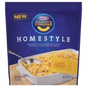 Kraft Macaroni & Cheese Homestyle Classic Cheddar Dinner 12.6 oz 
