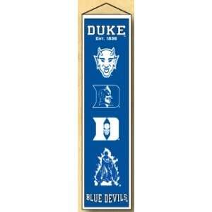  Duke Blue Devils Wool 8x32 Heritage Banner Sports 