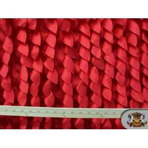  Taffeta RED Mango Leaves Fabrics / 58 60 Wide / Sold By 