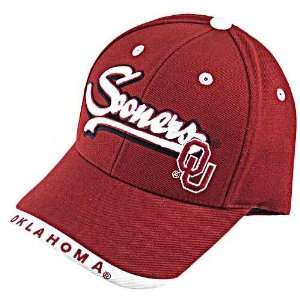 Oklahoma Sooners Maroon Triple Play Hat:  Sports & Outdoors