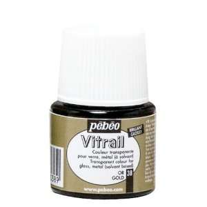   Effect Glass Paint 45 Milliliter Bottle, Gold Arts, Crafts & Sewing