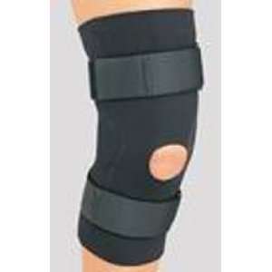 79 82737 Support Knee 1/8 w/Universal Buttress Black Neo Lg Hinged 