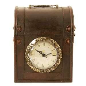  Antique Style Decorative Wooden Jewelry Box with Clock 