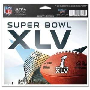  Super Bowl XLV North Texas Color Ultra Decal: Sports 