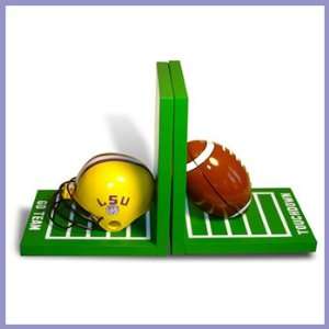  Louisiana State University Fightin Tigers Wooden Bookends 