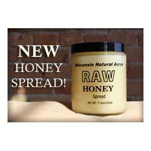 Wisconsin Natural Acres Premuim 100% Raw Honey 11.6 Ounces:  