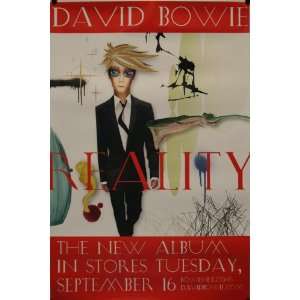  David Bowie Reality Promo Poster