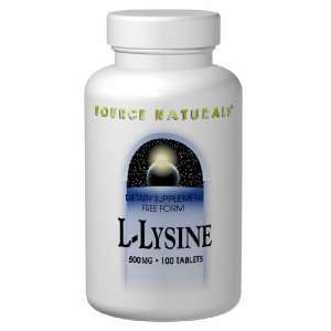   Lysine 100 Tabs, 500 mg (Free Form Amino Acid)