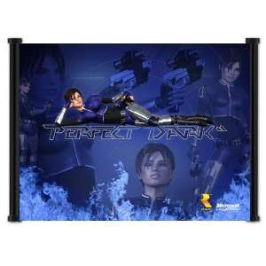  Perfect Dark Game Fabric Wall Scroll Poster (21x16 