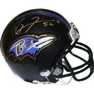  Ray Lewis Signed Mini Helmet   Autographed NFL Mini 