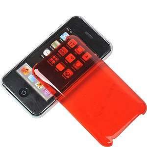  Red Crystal Jacket Snap on Cover Case and Screen Protector 
