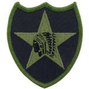  U.S. Army 2nd Infantry Division Patch Green 3 Patio 
