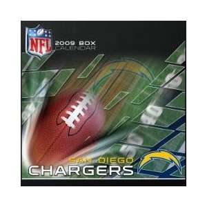 SAN DIEGO CHARGERS 2009 NFL Daily Desk 5 x 5 BOX 