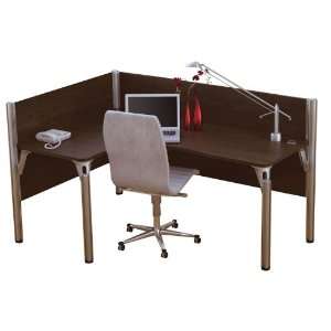   : Bestar Office Furniture Single L Desk Workstation: Office Products