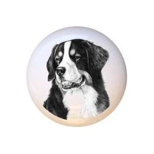  Bernese Mountain Dog Dogs Drawer Pull Knob: Home 