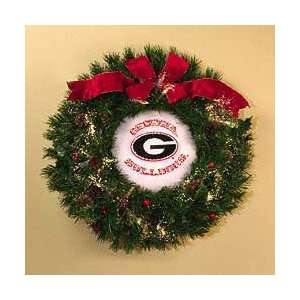  Georgia Fiber Optic Wreath