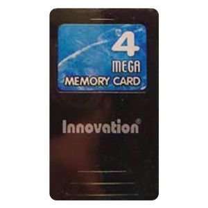  INNOVATION 12309 GAMECUBE 4 MB COLOR MEMORY CARD 