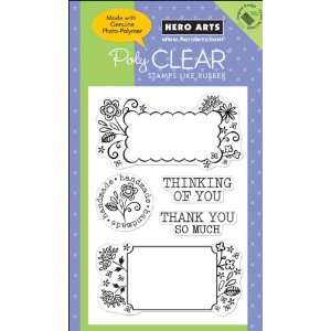  Poly Clear Stamps Thank You So Much
