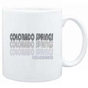  Mug White  Colorado Springs State  Usa Cities Sports 