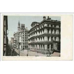  Reprint Post Office and Chestnut Street, Philadelphia, Pa 