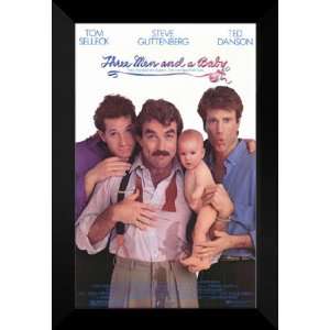  Three Men and a Baby 27x40 FRAMED Movie Poster   A 1987 