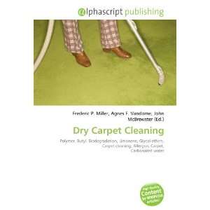  Dry Carpet Cleaning (9786133923010) Books