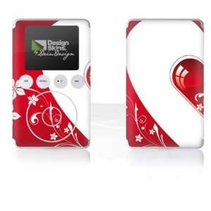  Design Skins for Apple iPod 3G   Christmas Heart Design 