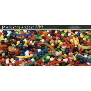  Panoramic 350 Piece Puzzle Lots of Candy: Toys & Games