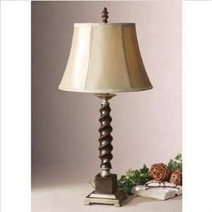  Foley Table Lamp in Distressed Wood Tone [Set of 2]