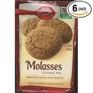 Betty Crocker Molasses Cookie Mix, 17.5 Ounce (Pack of 6):  