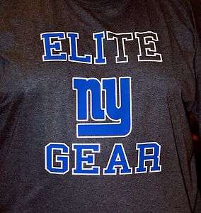 NEW YORK GIANTS ELITE NY GEAR. UP TO 6X FREE NAME ON BACK FAST 