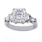 56 Carat Radiant Diamond Engagement ring G IF  