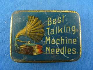 Best Talking Machine Needles   Antique Tin   S391  