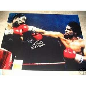  ROBERTO DURAN AUTOGRAPHED SIGNED AWESOME 16X20 DRILLS DAVEY MOORE 