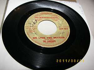 The Carefrees We Love You Beatles / Hot Blooded 45 NM  