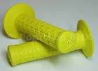 AME BMX bicycle grips   TRI triangle style grip   YELLOW *MADE IN USA*