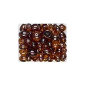   100gr glass Mix Brown   approx 125 150 beads Arts, Crafts & Sewing