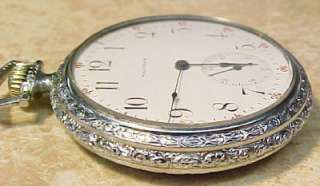   1897 Antique Pocket Watch; AS IS 12s / 15 Jewels, Nickel Case  