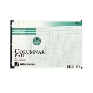  Wilson Jones One Side Ruled Columnar Pad: Office Products
